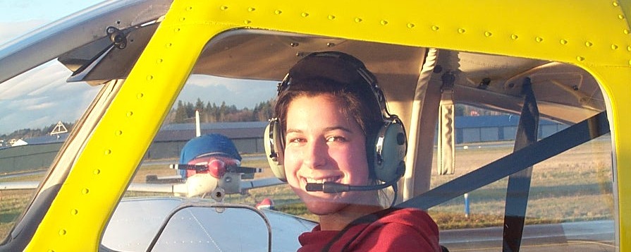 Pilot Sarah Welton, Langley Flying School
